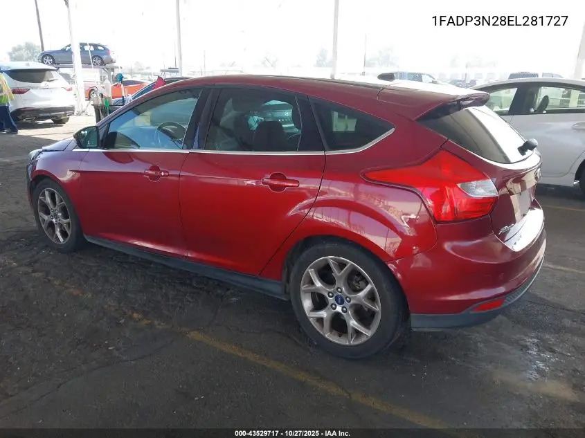 1FADP3N28EL281727 2014 Ford Focus Titanium