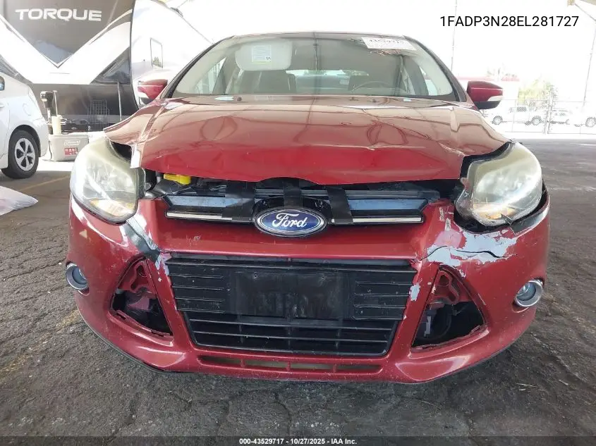 1FADP3N28EL281727 2014 Ford Focus Titanium