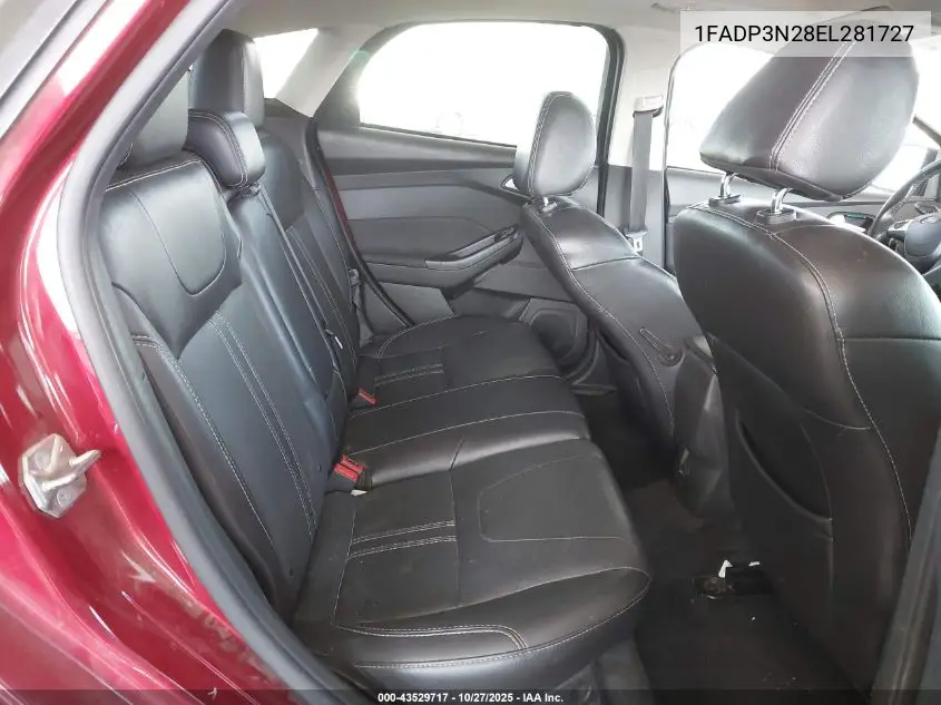 1FADP3N28EL281727 2014 Ford Focus Titanium