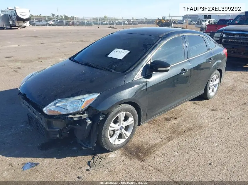 1FADP3F2XEL399292 2014 Ford Focus Se