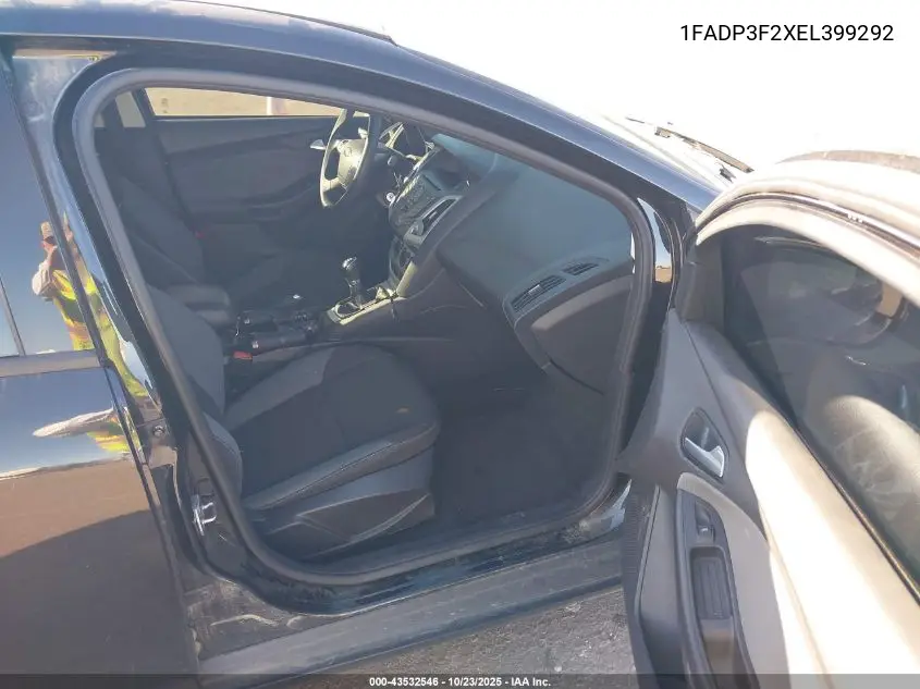 1FADP3F2XEL399292 2014 Ford Focus Se
