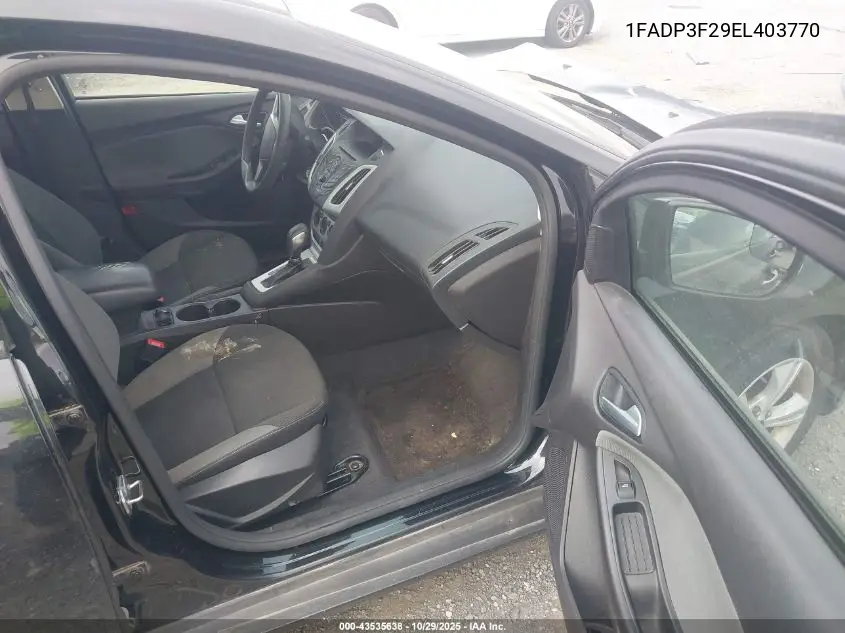 1FADP3F29EL403770 2014 Ford Focus Se