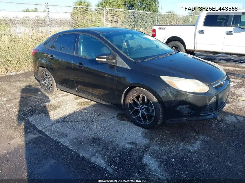 1FADP3F25EL443568 2014 Ford Focus Se