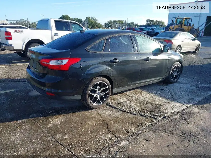 1FADP3F25EL443568 2014 Ford Focus Se