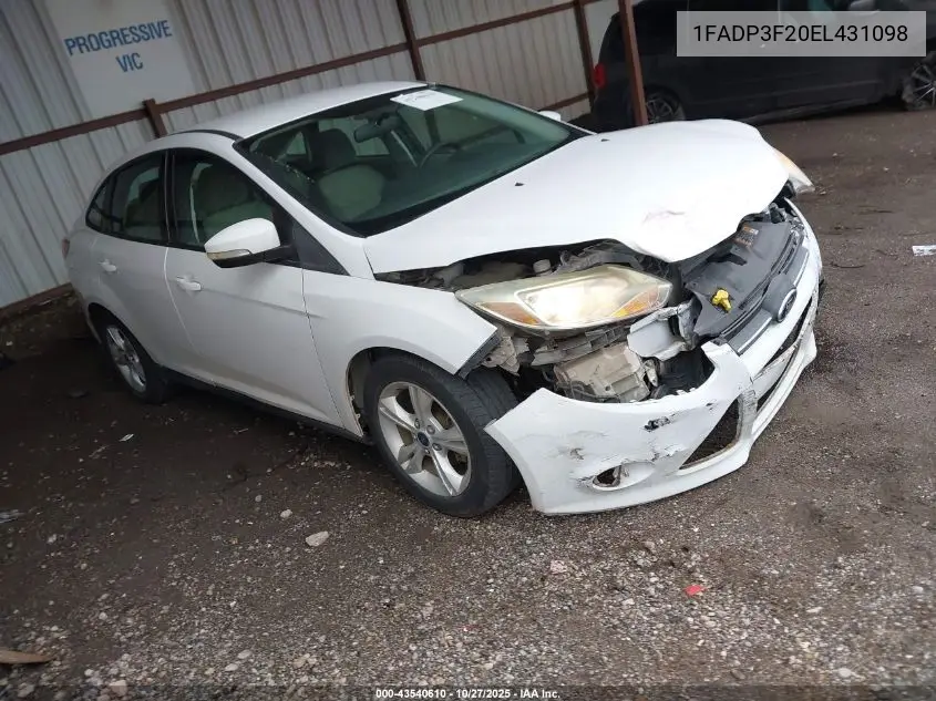 1FADP3F20EL431098 2014 Ford Focus Se