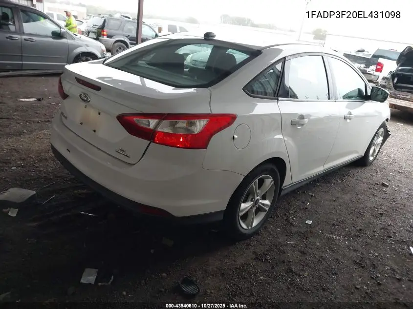 1FADP3F20EL431098 2014 Ford Focus Se