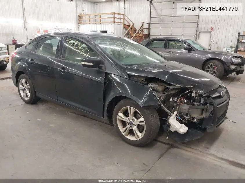 1FADP3F21EL441770 2014 Ford Focus Se