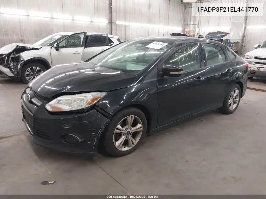 1FADP3F21EL441770 2014 Ford Focus Se