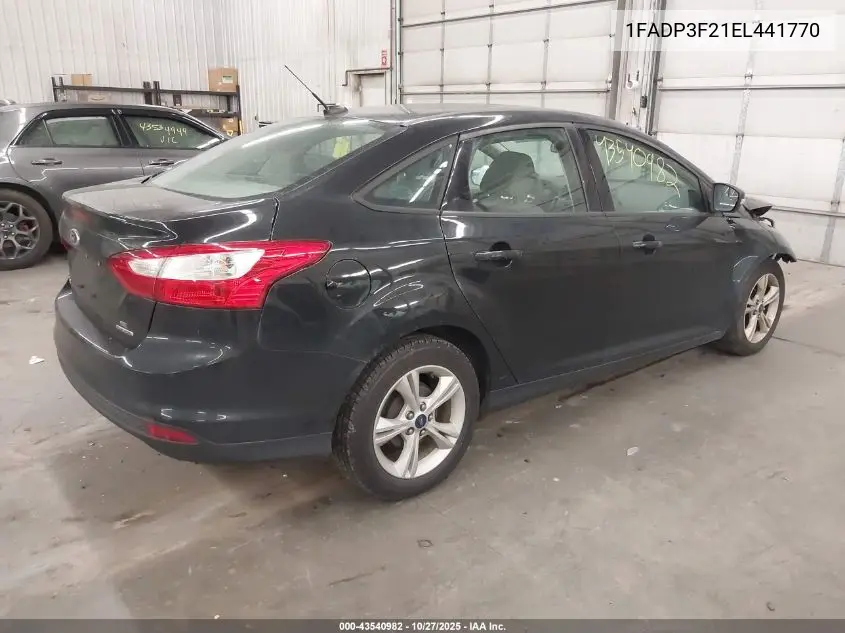 1FADP3F21EL441770 2014 Ford Focus Se