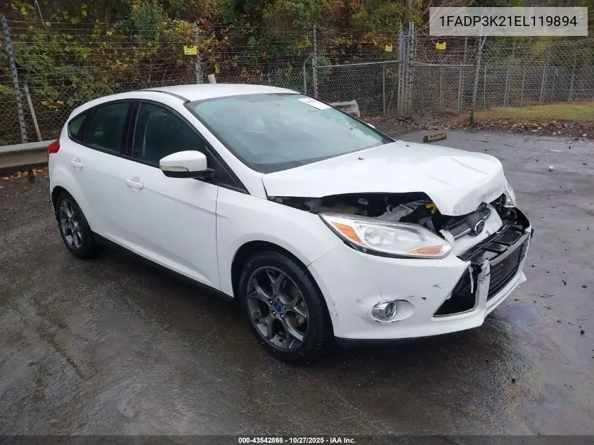 1FADP3K21EL119894 2014 Ford Focus Se
