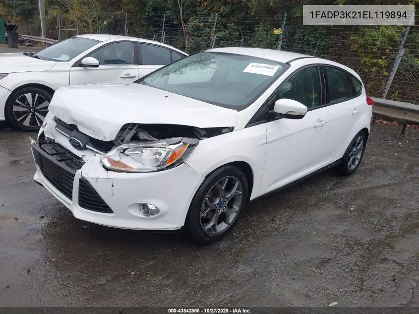 1FADP3K21EL119894 2014 Ford Focus Se