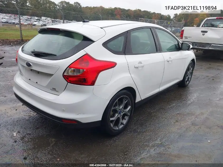 1FADP3K21EL119894 2014 Ford Focus Se