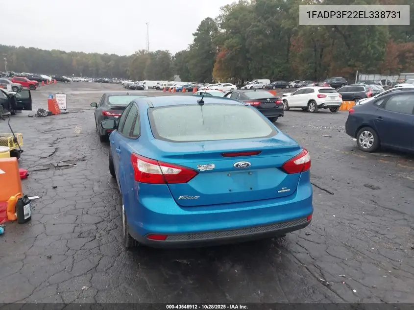 1FADP3F22EL338731 2014 Ford Focus Se