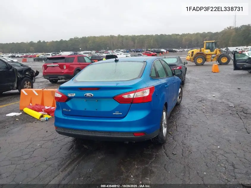 1FADP3F22EL338731 2014 Ford Focus Se