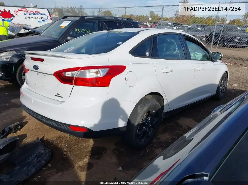 1FADP3F23EL147254 2014 Ford Focus Se
