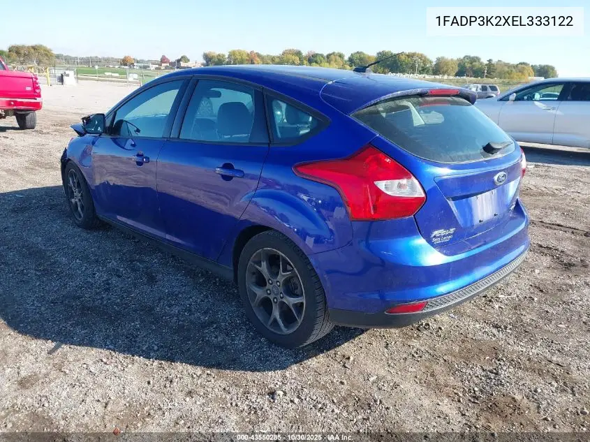 1FADP3K2XEL333122 2014 Ford Focus Se