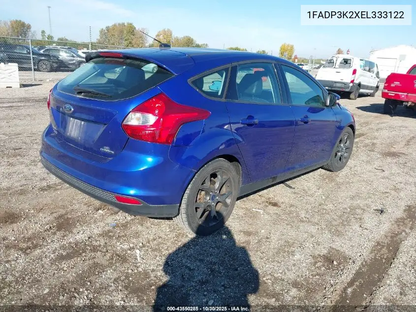 1FADP3K2XEL333122 2014 Ford Focus Se