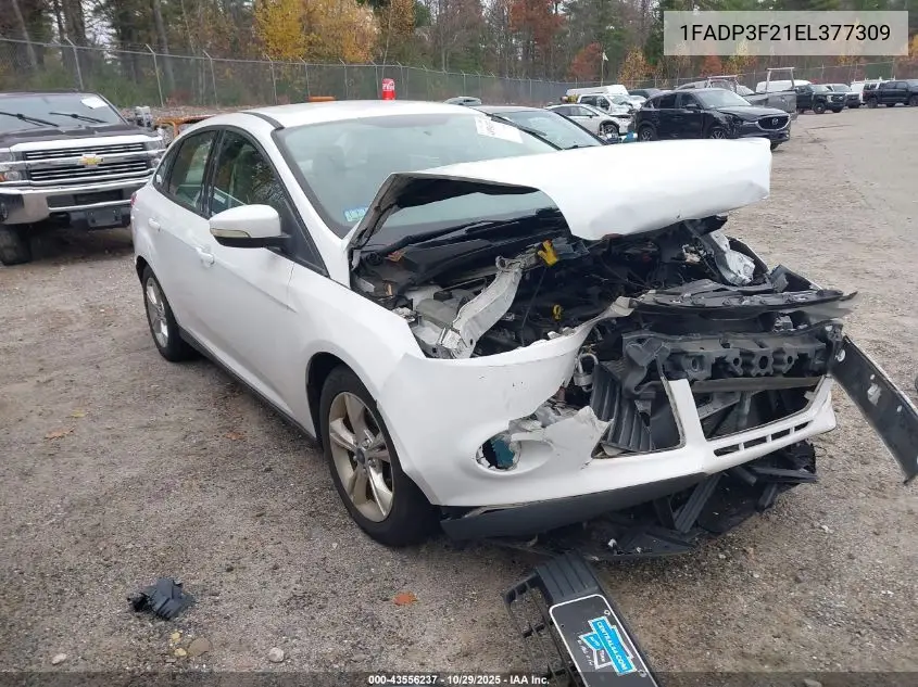 1FADP3F21EL377309 2014 Ford Focus Se