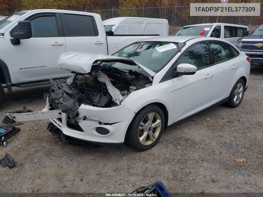 1FADP3F21EL377309 2014 Ford Focus Se