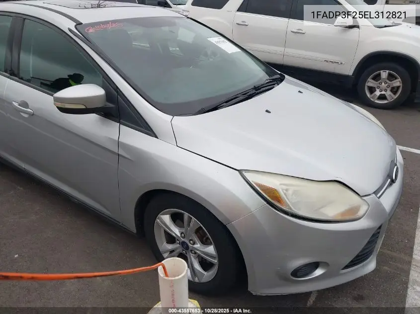 1FADP3F25EL312821 2014 Ford Focus Se