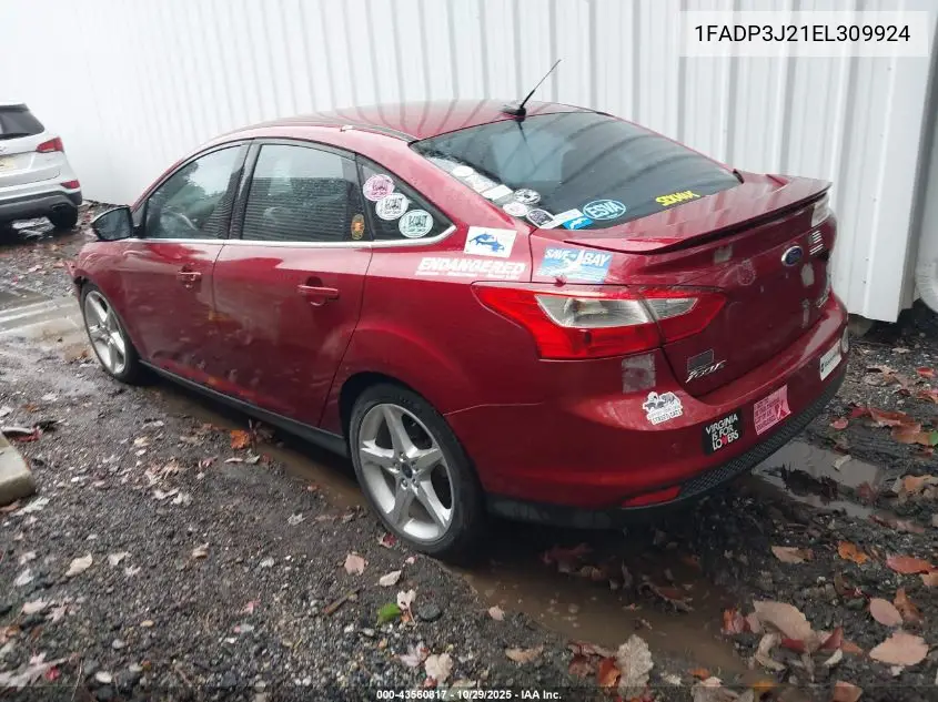 1FADP3J21EL309924 2014 Ford Focus Titanium