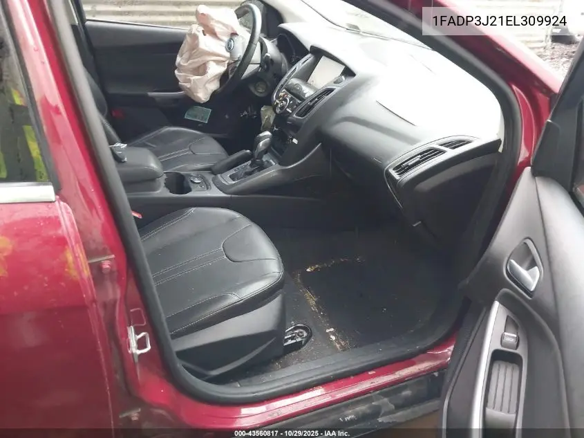 1FADP3J21EL309924 2014 Ford Focus Titanium