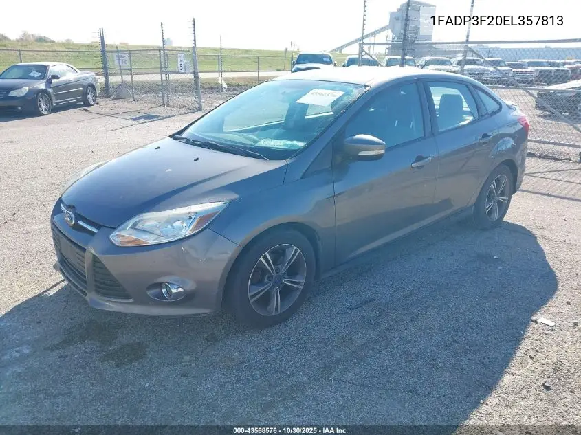 1FADP3F20EL357813 2014 Ford Focus Se