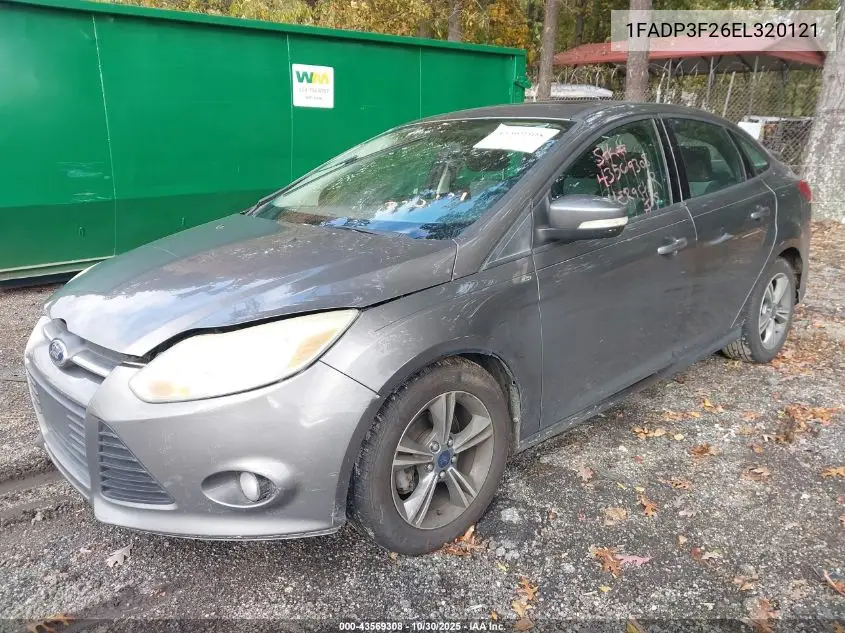 1FADP3F26EL320121 2014 Ford Focus Se