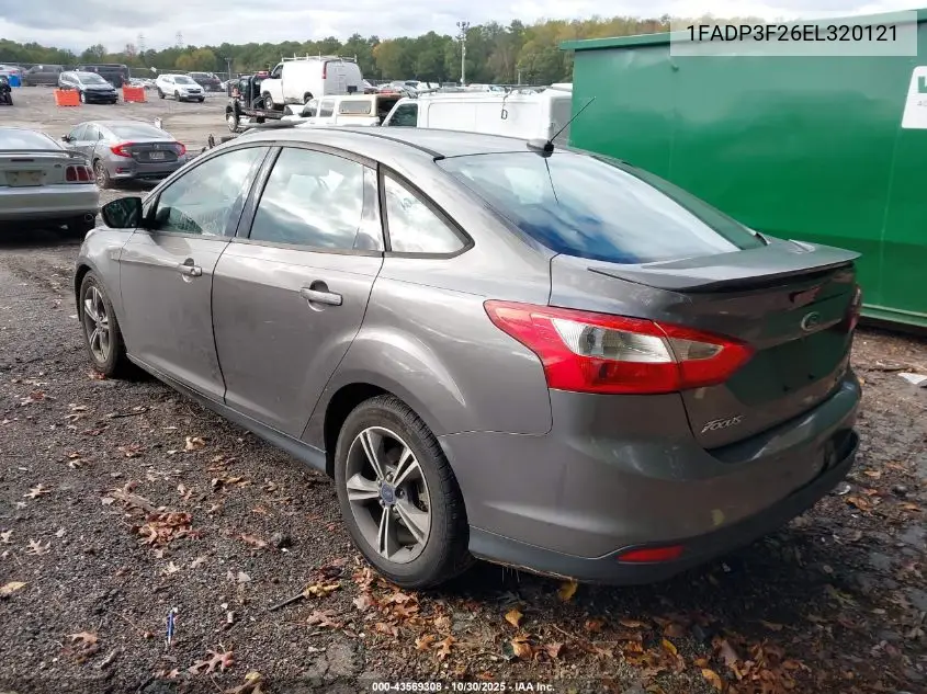 1FADP3F26EL320121 2014 Ford Focus Se