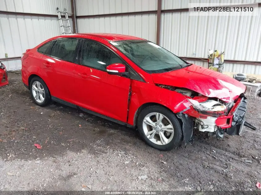 1FADP3F28EL121510 2014 Ford Focus Se