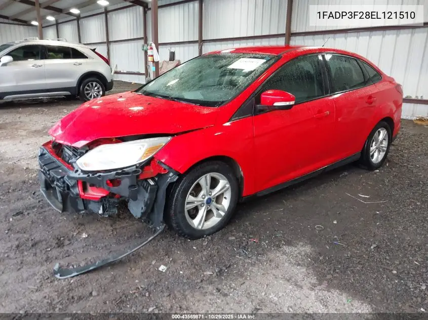 1FADP3F28EL121510 2014 Ford Focus Se
