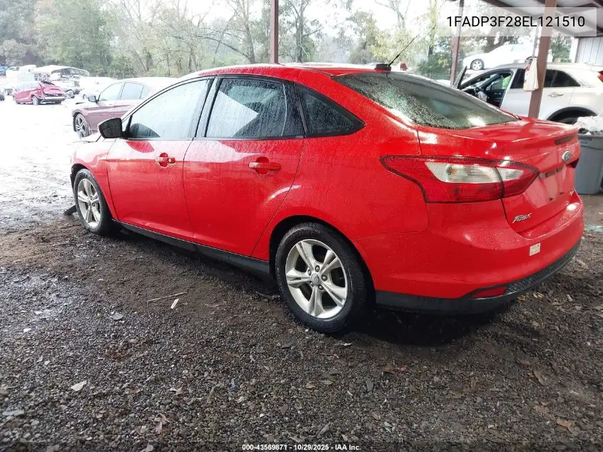1FADP3F28EL121510 2014 Ford Focus Se