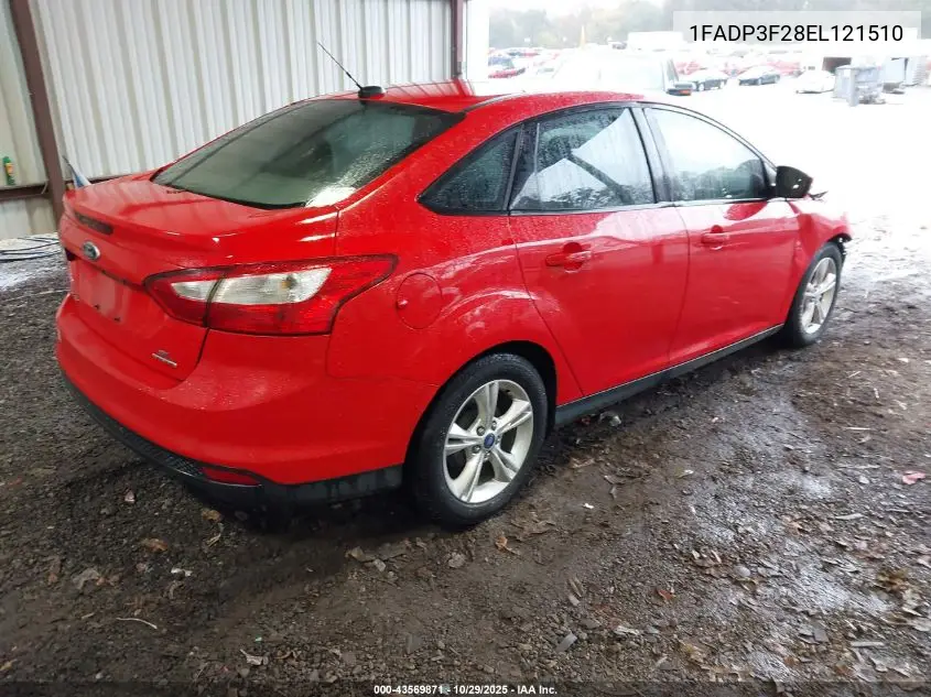 1FADP3F28EL121510 2014 Ford Focus Se