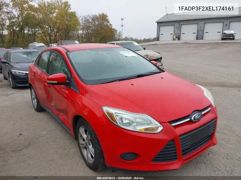 1FADP3F2XEL174161 2014 Ford Focus Se