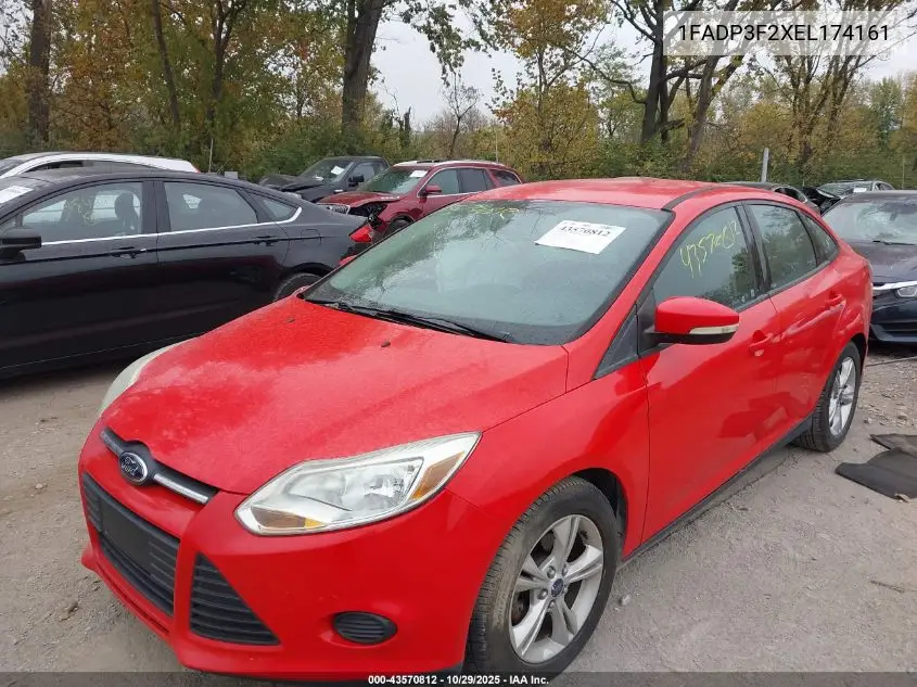 1FADP3F2XEL174161 2014 Ford Focus Se