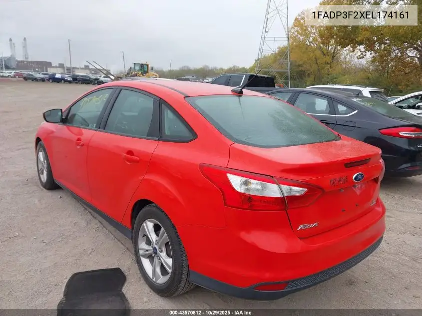 1FADP3F2XEL174161 2014 Ford Focus Se