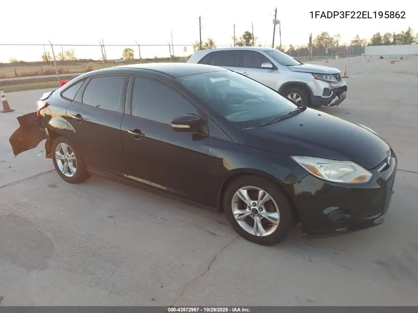 1FADP3F22EL195862 2014 Ford Focus Se
