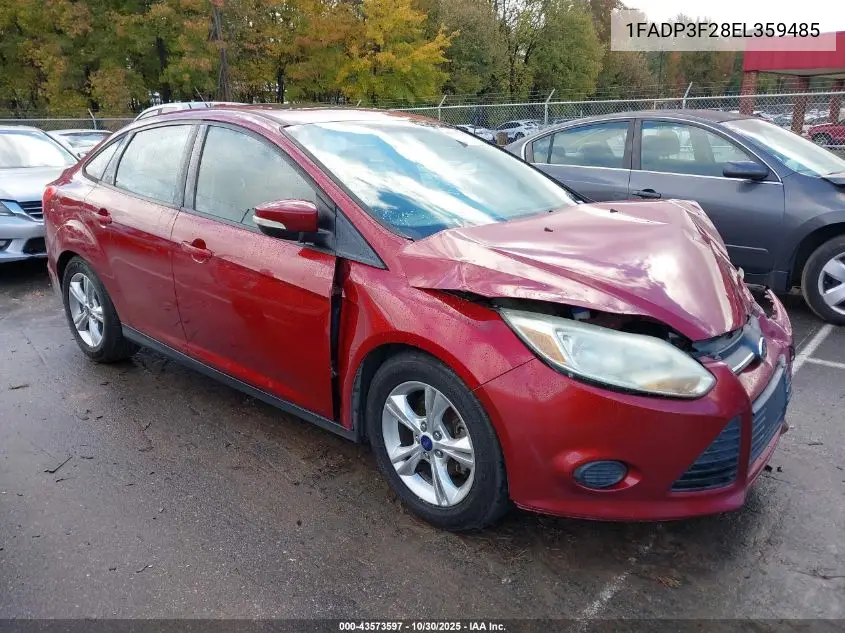 1FADP3F28EL359485 2014 Ford Focus Se