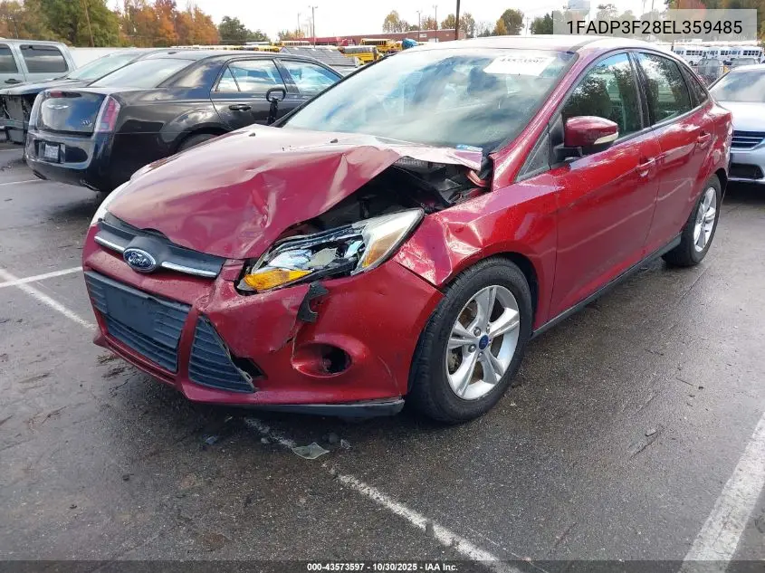 1FADP3F28EL359485 2014 Ford Focus Se