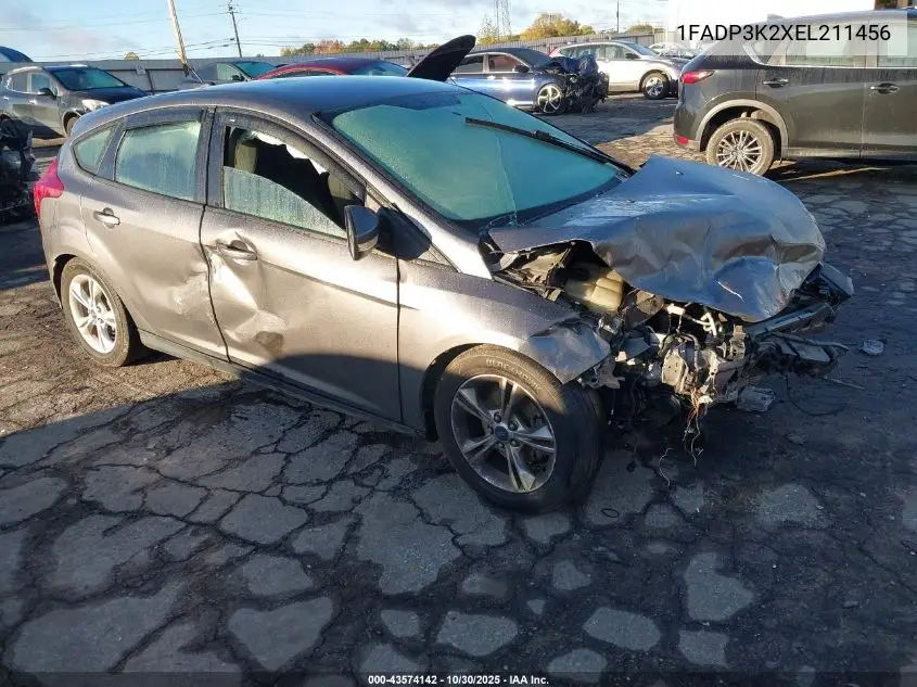 1FADP3K2XEL211456 2014 Ford Focus Se