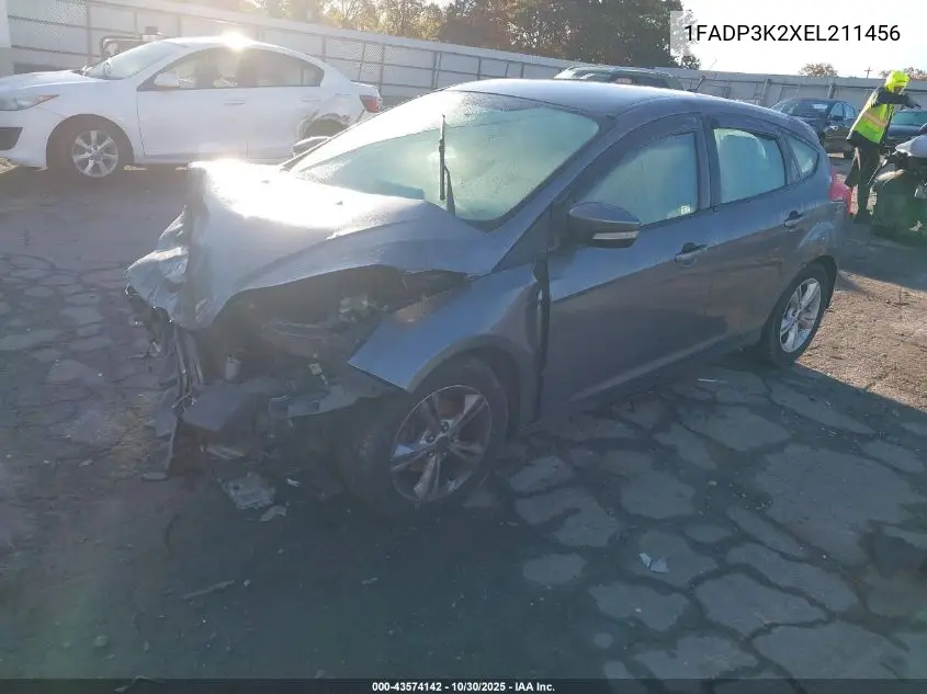 1FADP3K2XEL211456 2014 Ford Focus Se