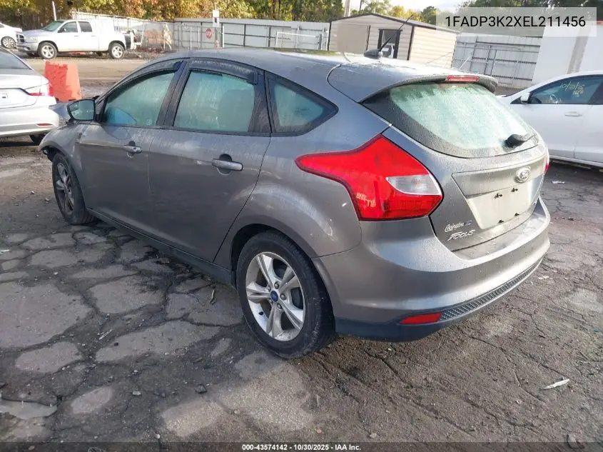 1FADP3K2XEL211456 2014 Ford Focus Se