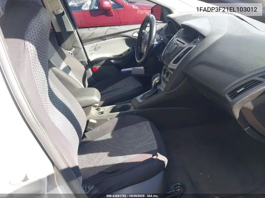 1FADP3F21EL103012 2014 Ford Focus Se