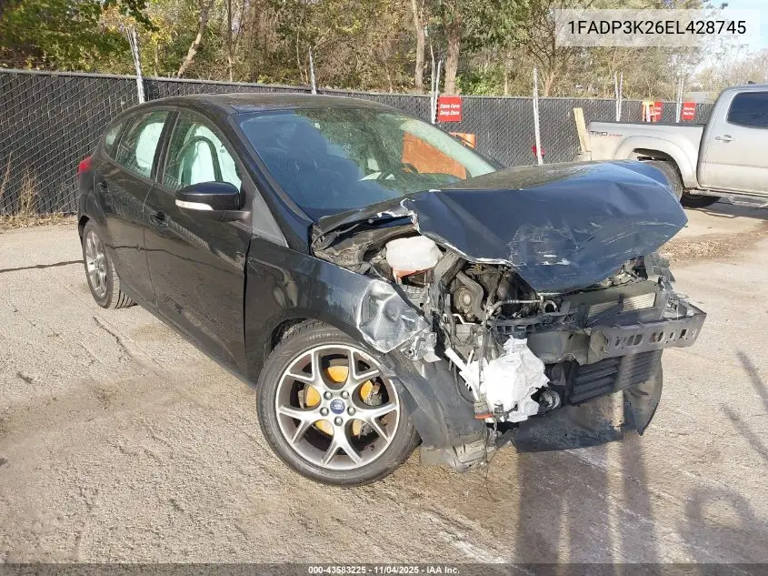1FADP3K26EL428745 2014 Ford Focus Se