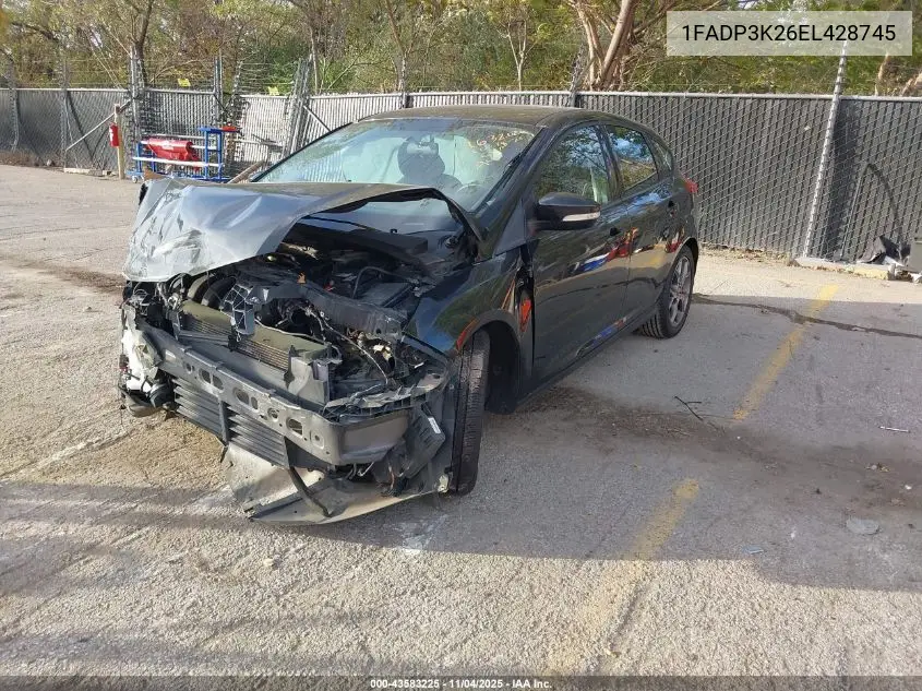 1FADP3K26EL428745 2014 Ford Focus Se