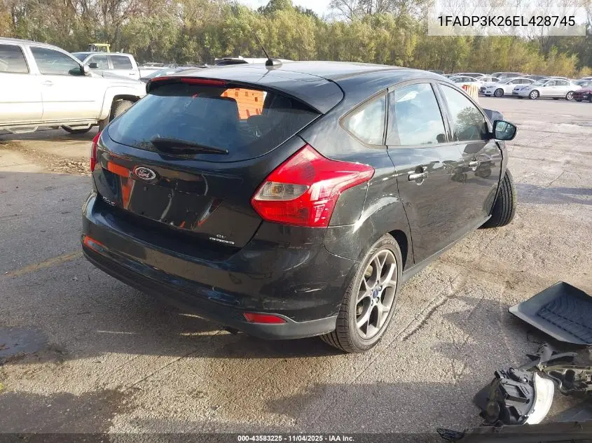 1FADP3K26EL428745 2014 Ford Focus Se