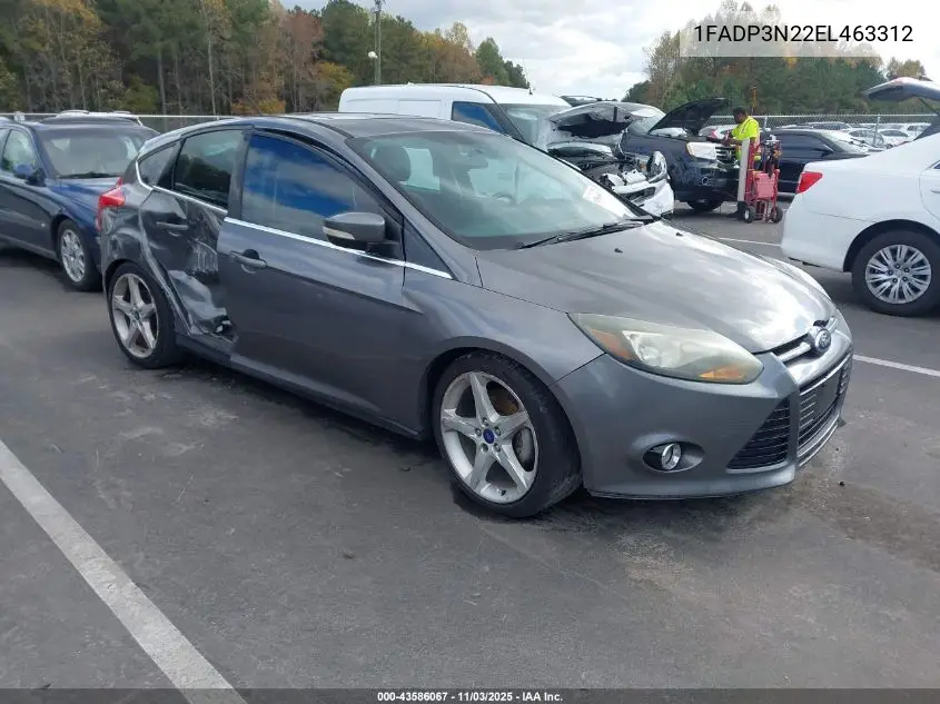 1FADP3N22EL463312 2014 Ford Focus Titanium