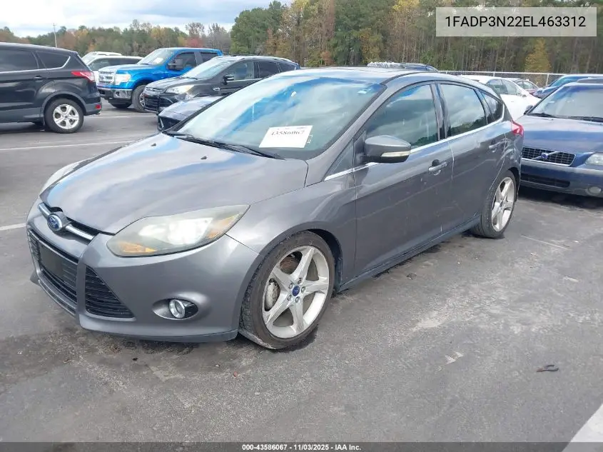 1FADP3N22EL463312 2014 Ford Focus Titanium