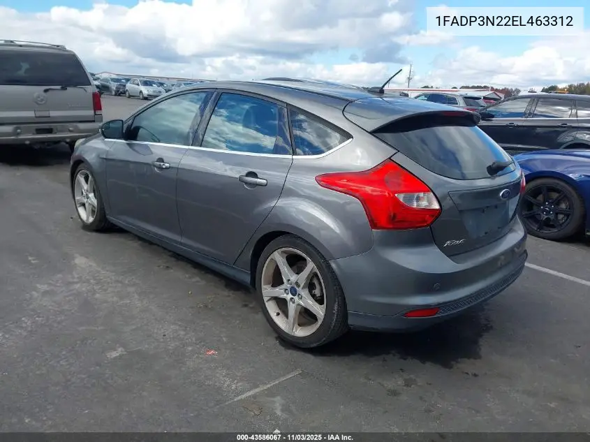 1FADP3N22EL463312 2014 Ford Focus Titanium