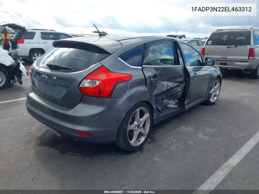 1FADP3N22EL463312 2014 Ford Focus Titanium